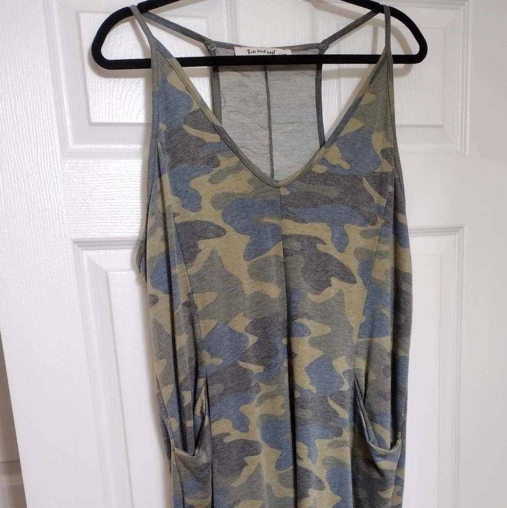 Cute Soft Comfy Camo Jogger Jumpsuit